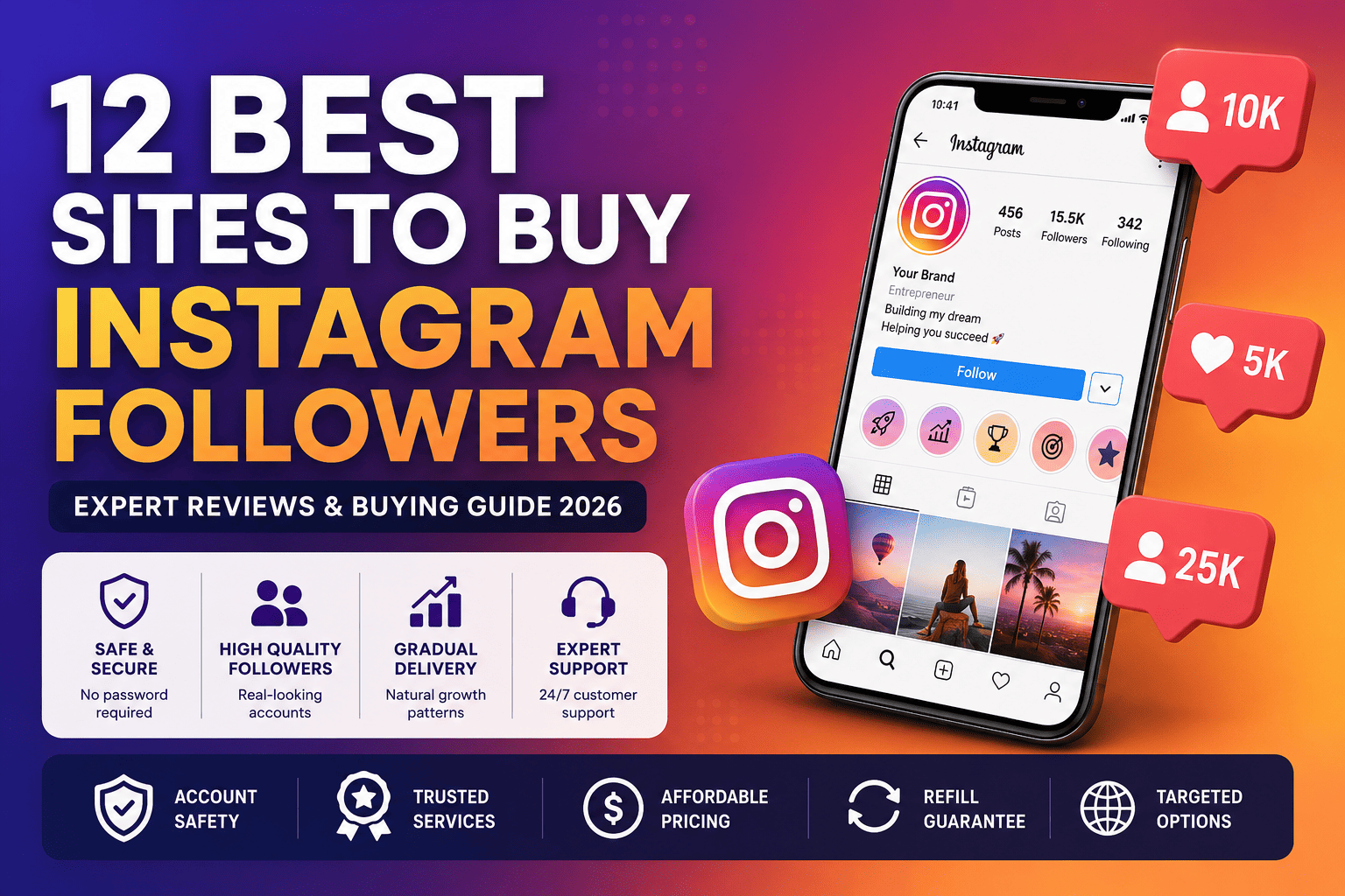 12 Best Websites To Buy Instagram Followers