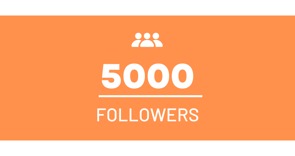 Illustration of the 5,000 Instagram followers package