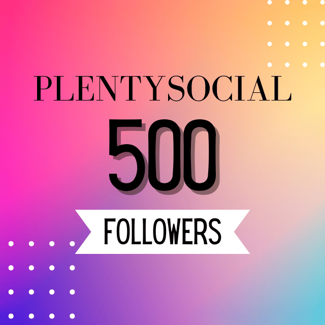 500 instagram followers