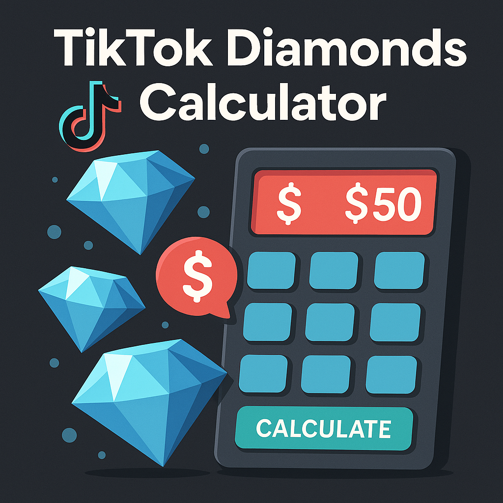 tiktok diamond calculator